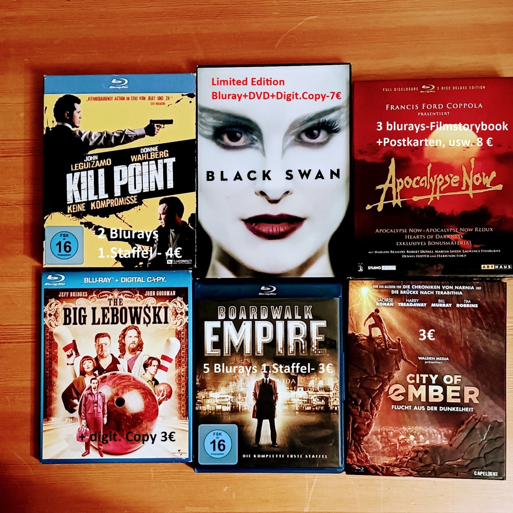Blu-Ray-Sondereditionen + Serien- deutsch
