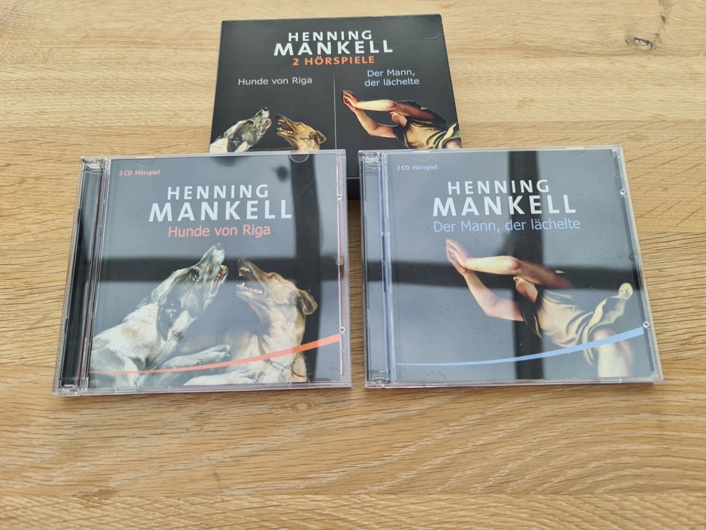 Hörbuch - 4 CDs, Wallander Hunde von Riga. Henning Mankell