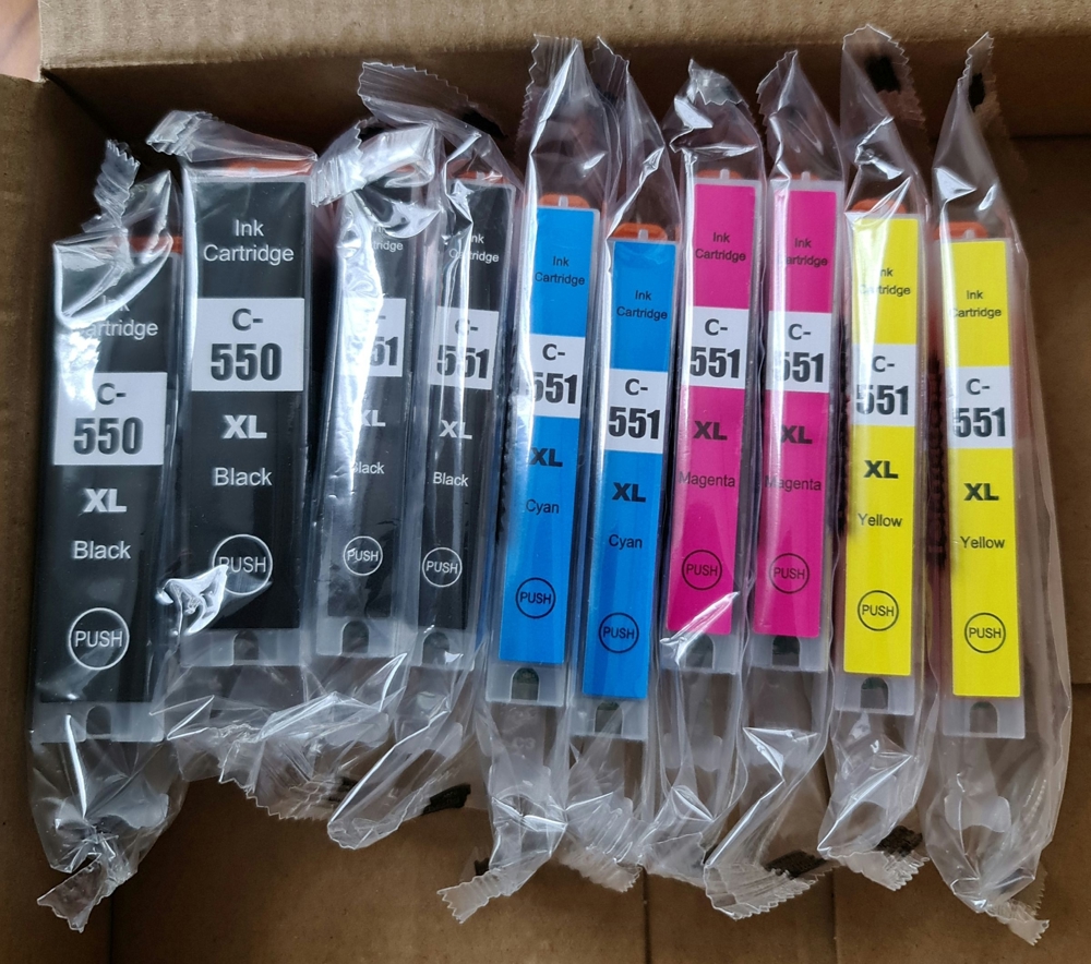 Zu verschenken, Canon Pixma MX 920 Drucker, Scanner, Kopierer, Fax mit 10 neuen Patronen