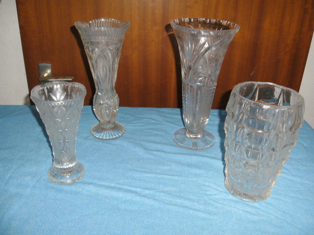 Blumenvasen aus Glass