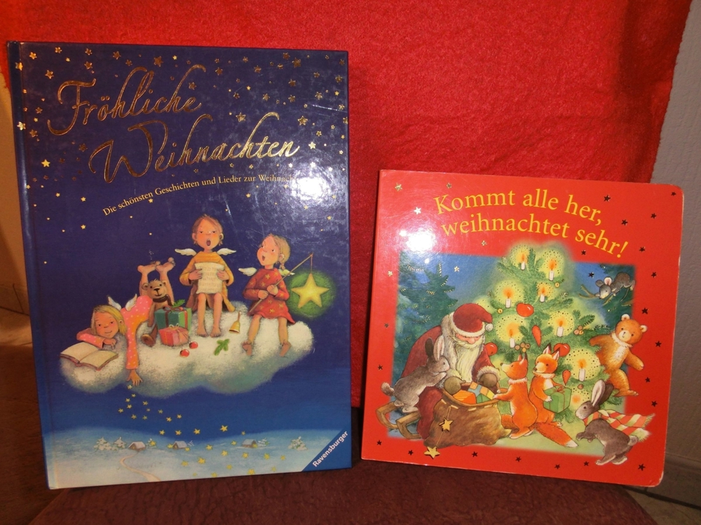 Weihnachtsbücher Kinder/ Geschichten+Lieder und Tierweihnachten