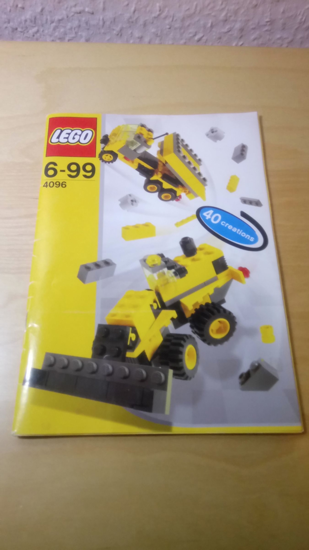 Lego 40 Creations Nr. 4096 - Bedienunganleitung