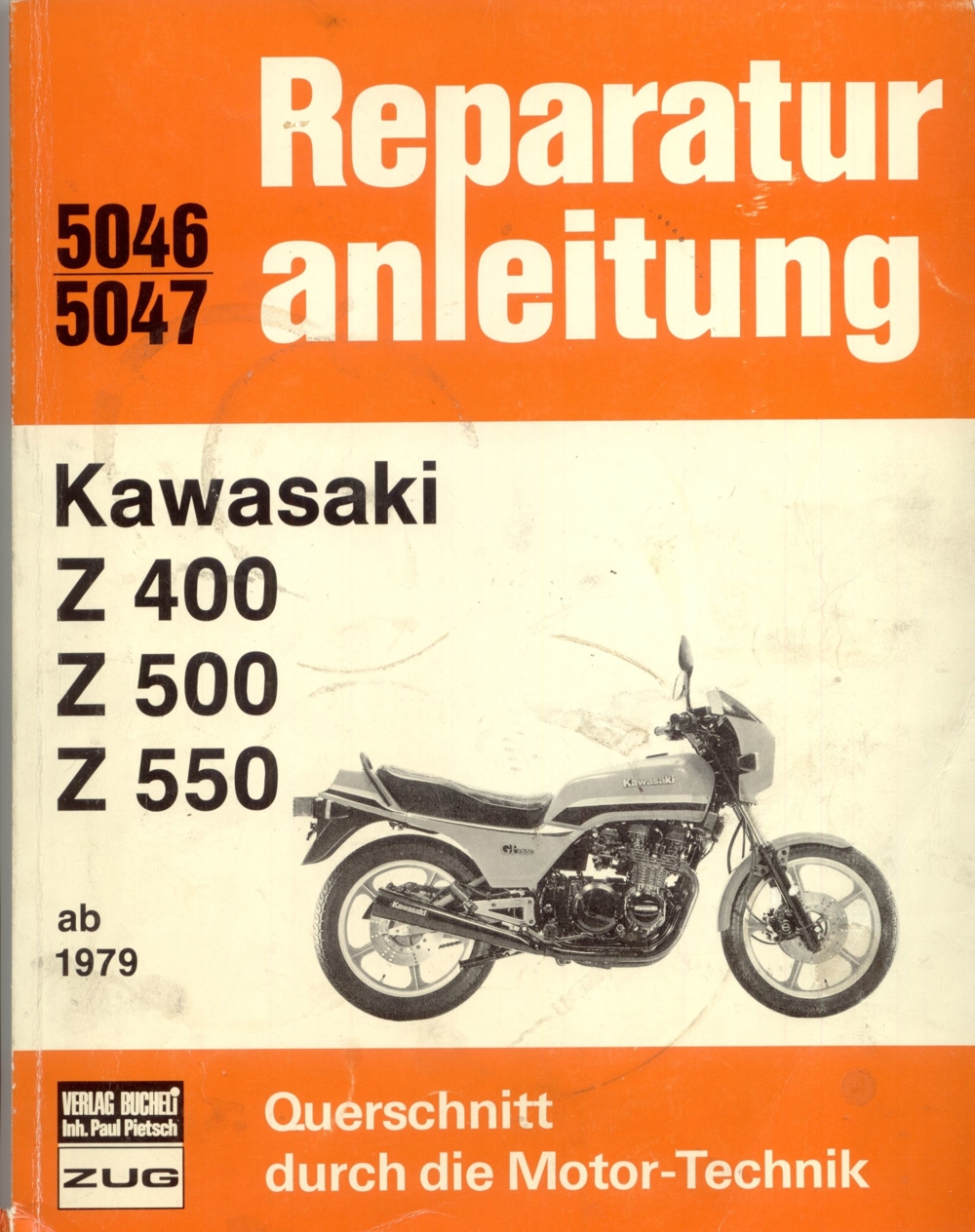 Reparaturanleitung KAWASAKI Z400/500/550