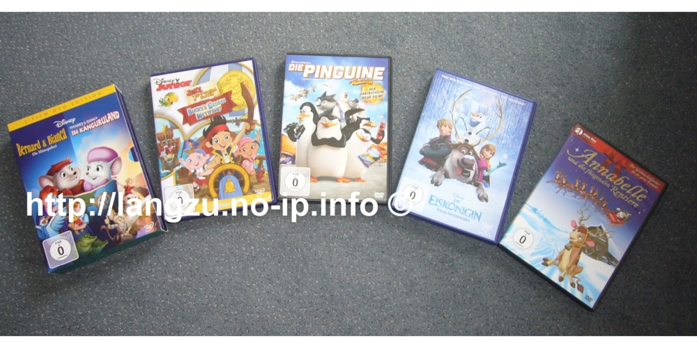 5x DVD Pinguine/Jake-Nimmerlandpiraten/Eiskönigin/etc.