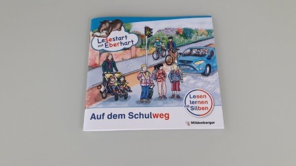NEUES "Lesestart" Leseheft: Auf dem Schulweg; Mildenberger Verlag; Silbenlesen