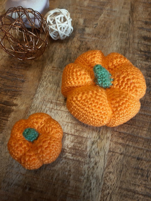 Kürbis Dekoration Halloween Nadelkissen Baumwolle Schlüsselanhänger orange