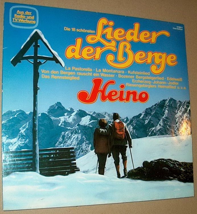 B LP HEINO LIEDER DER BERGE EMI Electrola Club Edition 315895 Schallplatte Album