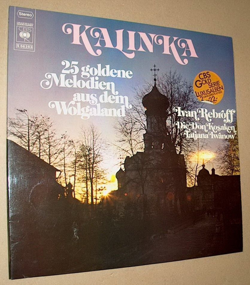B LPK DA KALIKA 25 Goldene Melodien aus dem Wolgaland Doppelalbum 1971 Langspielplatte Schallplatte