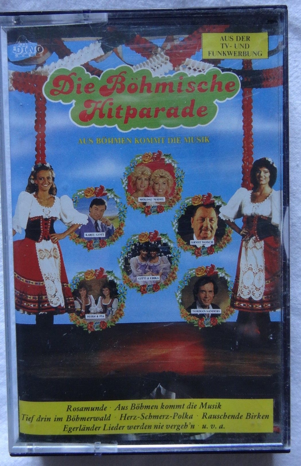 MC Die Böhmische Hitparade Aus Böhmen kommt die Musik 1988 DINO MC1782 Musikkassette Volksmusik