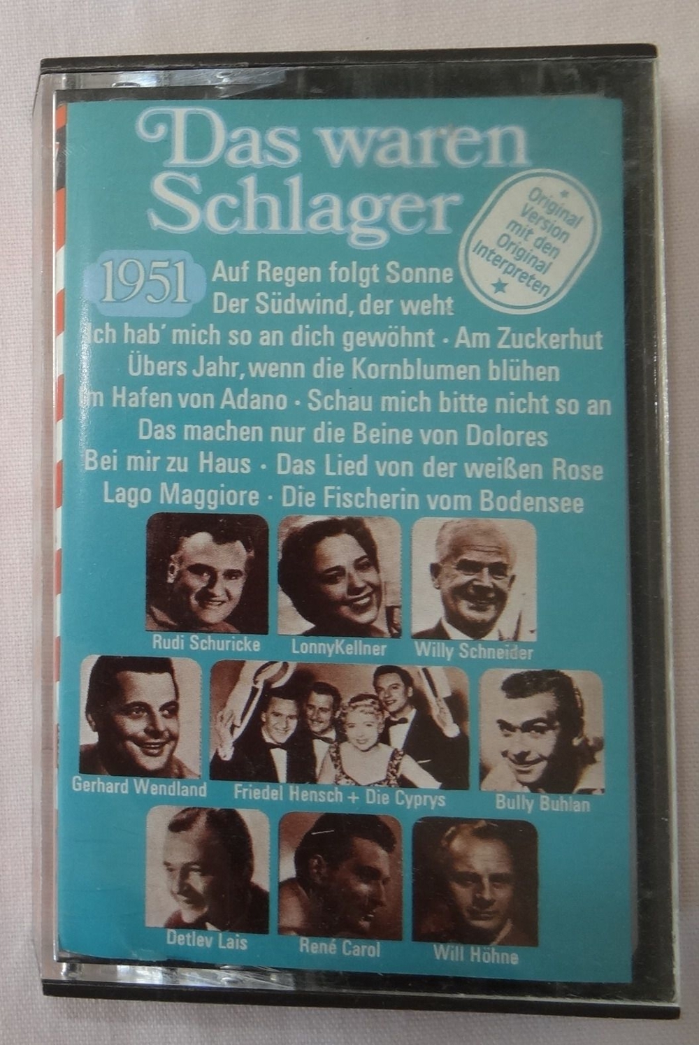 MC Das waren Schlager 1951 Karusell 3157168 Originalversionen Originalinterpreten Musikkassette Schl
