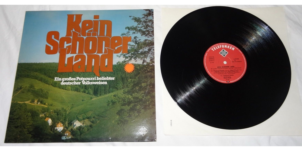 LP Kein schöner Land Ein großes Potpourri beliebter Volksweisen Dekka622502 59 Langspielplatte Vinyl