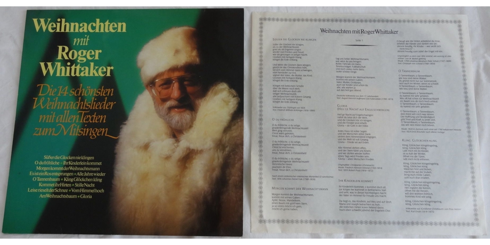 LP Roger Whittaker Weihnachten Mit Roger Whittaker Avon INT 161.553 1983Langspielplatte Vinyl