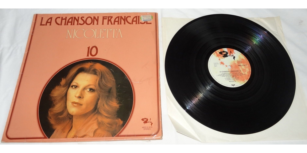 LP Nicoletta La Chanson Francaise 10 Barclay MED 51.910 1975 Langspielplatte Vinyl