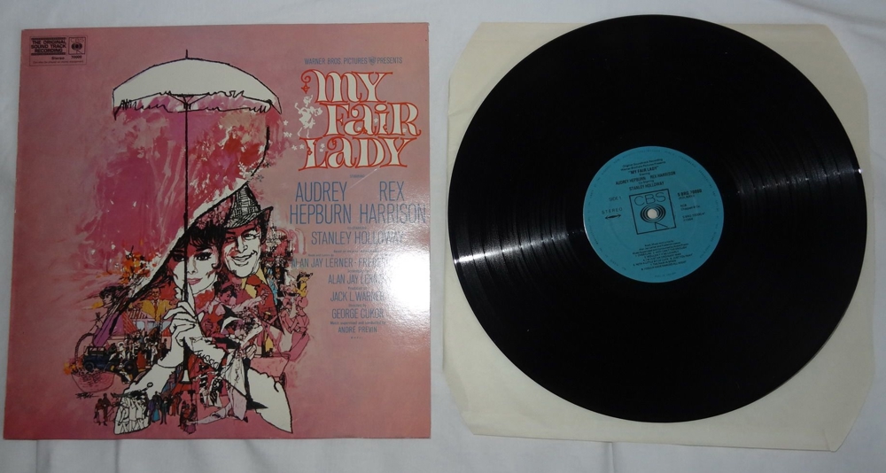 LP My fair Lady Audry Hepburn Rex Harison Co Staring Stanley Holloway 1964 Langspielplatte Vinyl