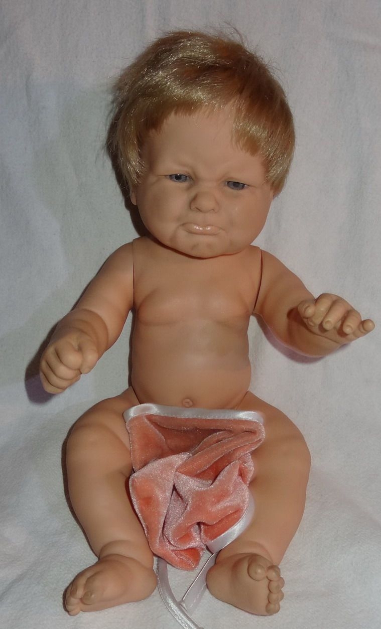 DL Berenguer JC Toys Puppe Babypuppe Mädchen 43cm Silikonpuppe unbespielt einwandfrei erhalten