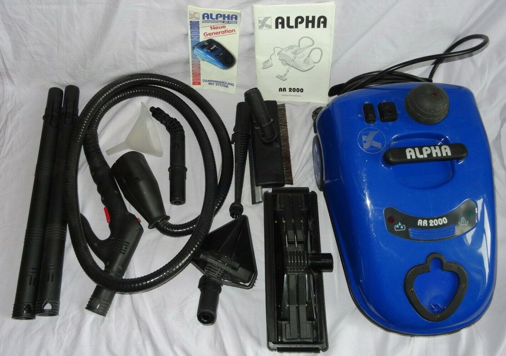 D Alpha AR 2000 Dampfreiniger + Grundausstattung 2,2 KW kaum benutzt einwandfrei erhalten