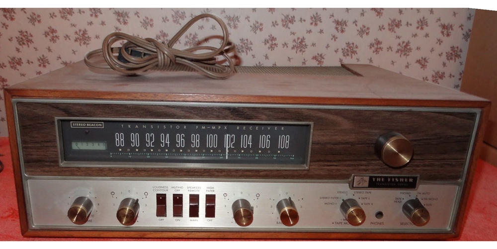 DK Fisher Stereo Receiver Model 500-T 105-120 Volt ca. 1965 aus USA einwandfrei