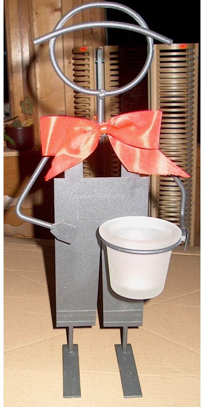 DN Kerzenständer Kerzenleuchter Teelichthalter für draußen Metall mit Glaseinsatz Außendekoration