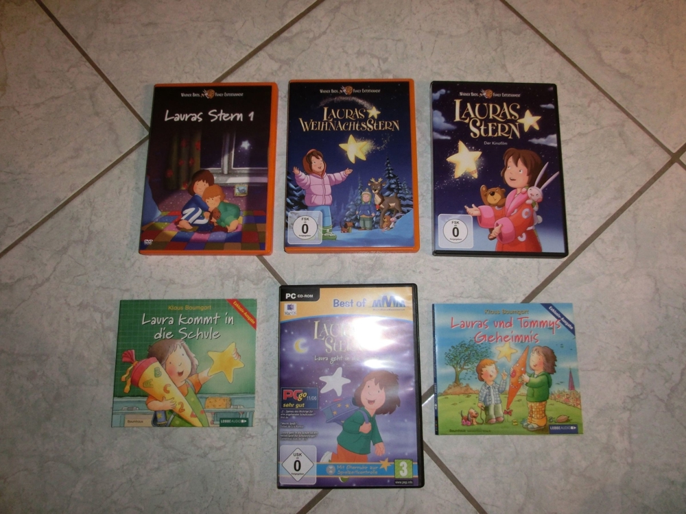 LAURAS STERN DVDs, Hörspiele und Lern-CD-ROM Vorschule