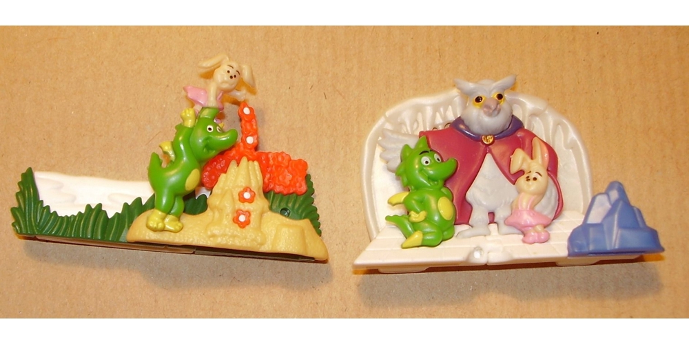 Ü-Ei 676 2001 Tabaluga Drachen Stark Badespaß 641057 Blick in die Kristallkugel Ferrero Steckpuzzle