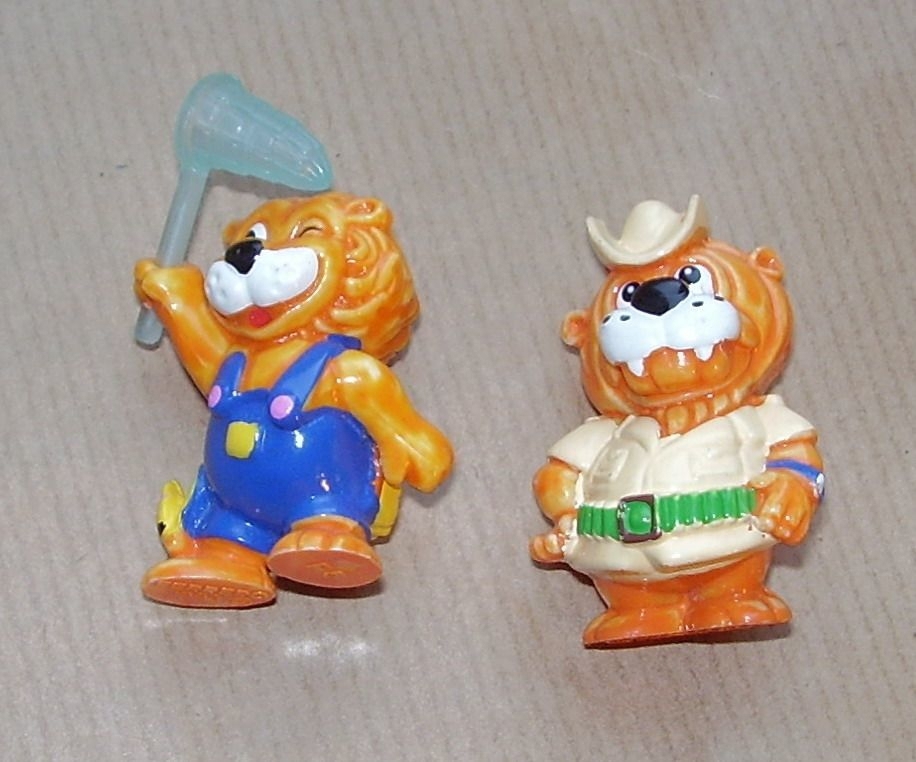 Ü-Ei 242 1993 Leo Venturas 2 Figuren Capo Leon Leo Sfarfalla gut erhalten Ferrero Figur
