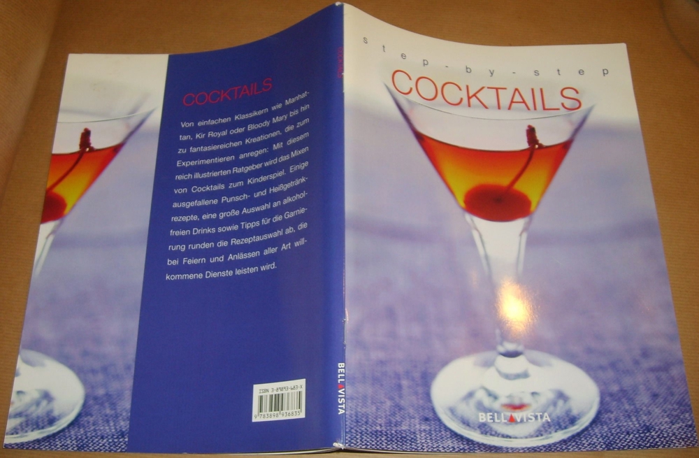 BT BellVista Karl Müller Verlag Cocktails Step by Step Rezepte 109 Seiten sehr gut Kochbuch Buch