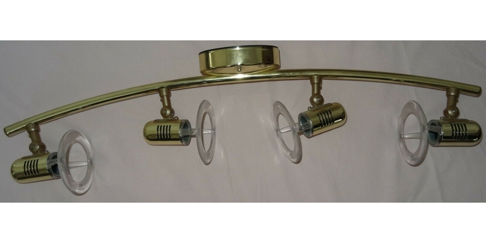 DR Standard Lite Deckenlampe Strahlerlampe goldfarben E14 R 0 4x50W L77 10x13 Deckenleuchte Lampe