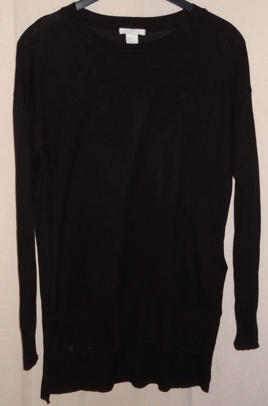 KA H&M Pullover Gr. XS schwarz 50Acryl 50 Viscose getragen noch gut erhalten Damenpullover Kleidung