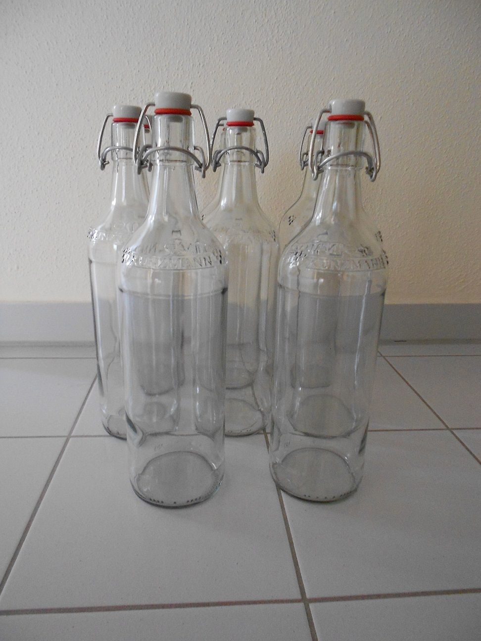 1 Liter Flaschen mit Bügelverschluß