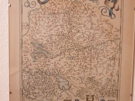 Historische Karte "Der Schwäbische Kreis nach Selzlin 1572"