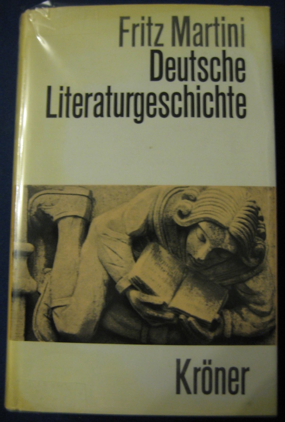  Deutsche Literaturgeschichte von Fritz Martini, 709 Seiten, 16. Auflage, Alfred Kröner Verlag