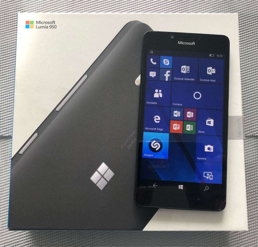 Microsoft Lumia 950 Ovp.