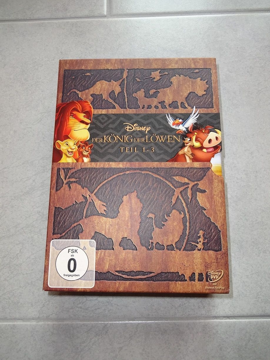 "König der Löwen" DVD Teil 1-3 im Gesamtpaket zu verkaufen