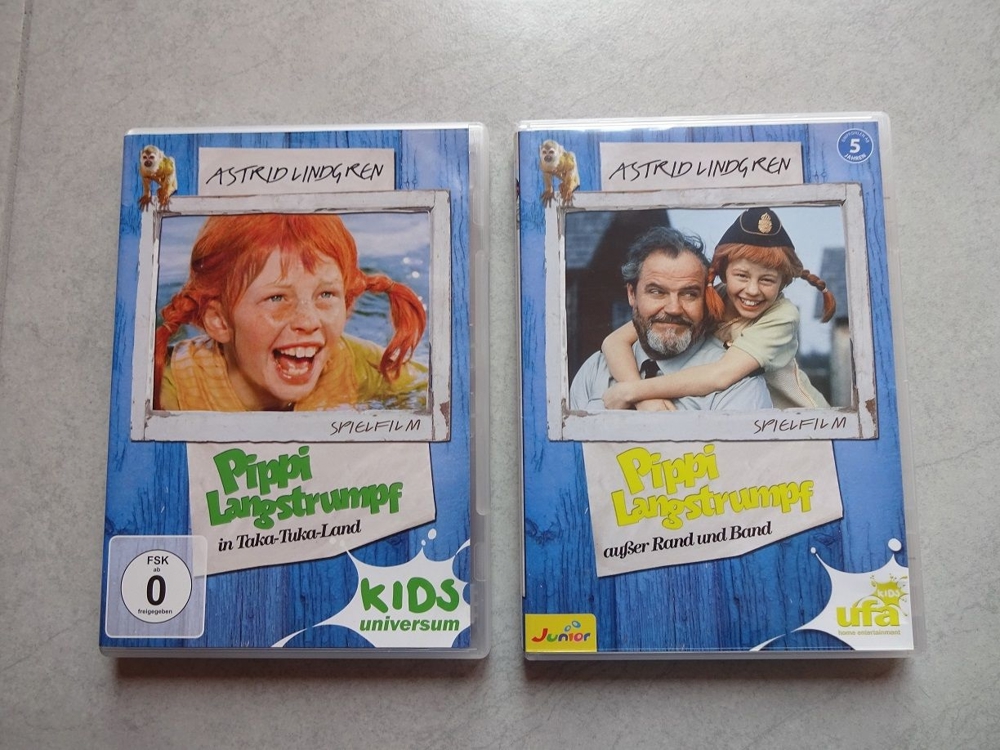 Pippi Langstrumpf DVD`s - Spielfilme - zu verkaufen