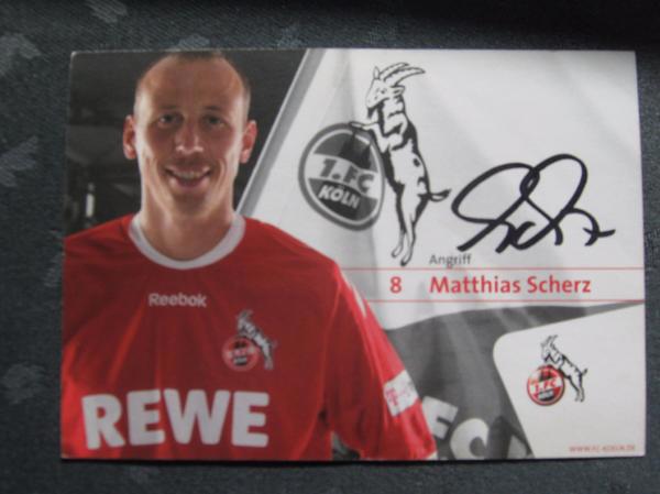 Autogrammkarten vom 1. FC Köln