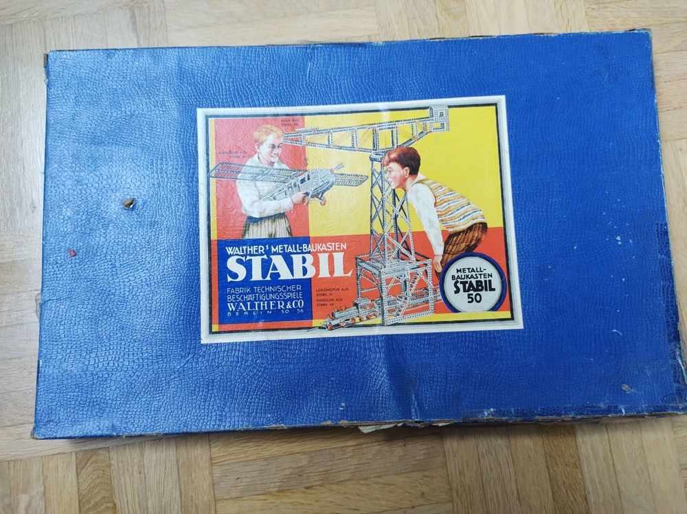 Metallbaukasten Stabil 50 mit Heft von Walther & Co.