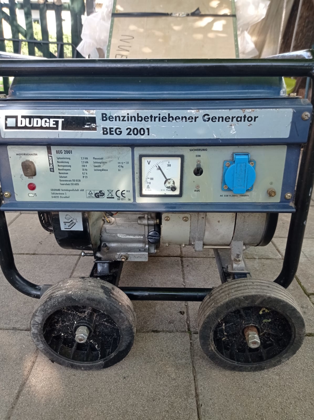 Benzinbetriebener Generator BEG