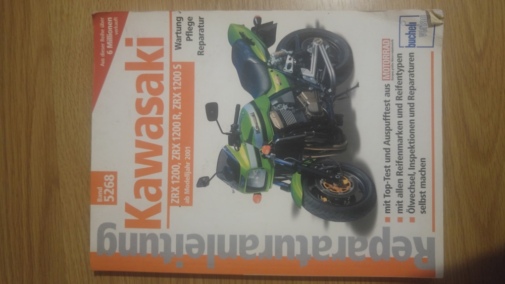 Reparatur-Anleitung Kawasaki ZRX