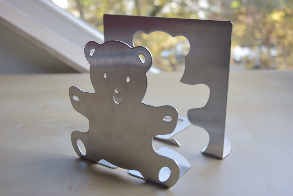 Buchstützen in Bären-form