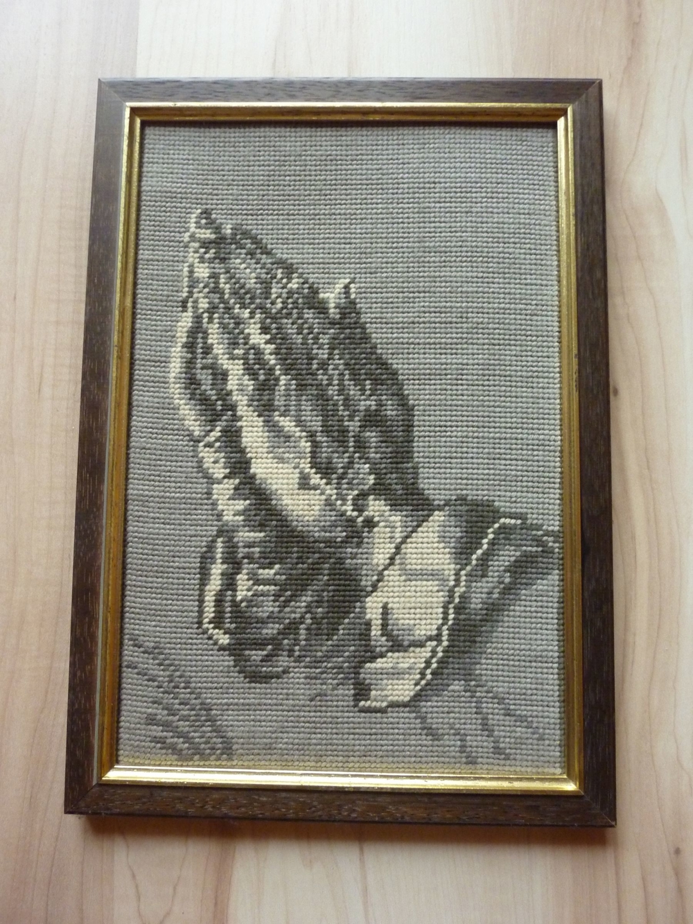 Gobelin Bild " Betende Hände"