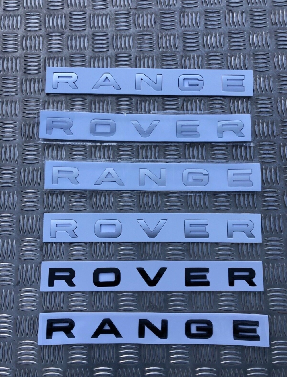 Range Rover Schriftzug Buchstaben Emblem