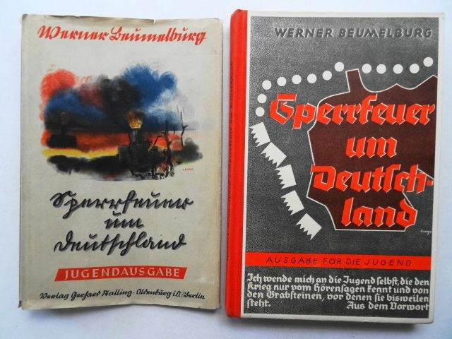 Beumelburg, Werner: Sperrfeuer um Deutschland. 1.Weltkrieg, Jugendausgabe