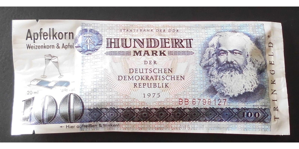 Hundert Mark der DDR - Likör (Trinkgeld)