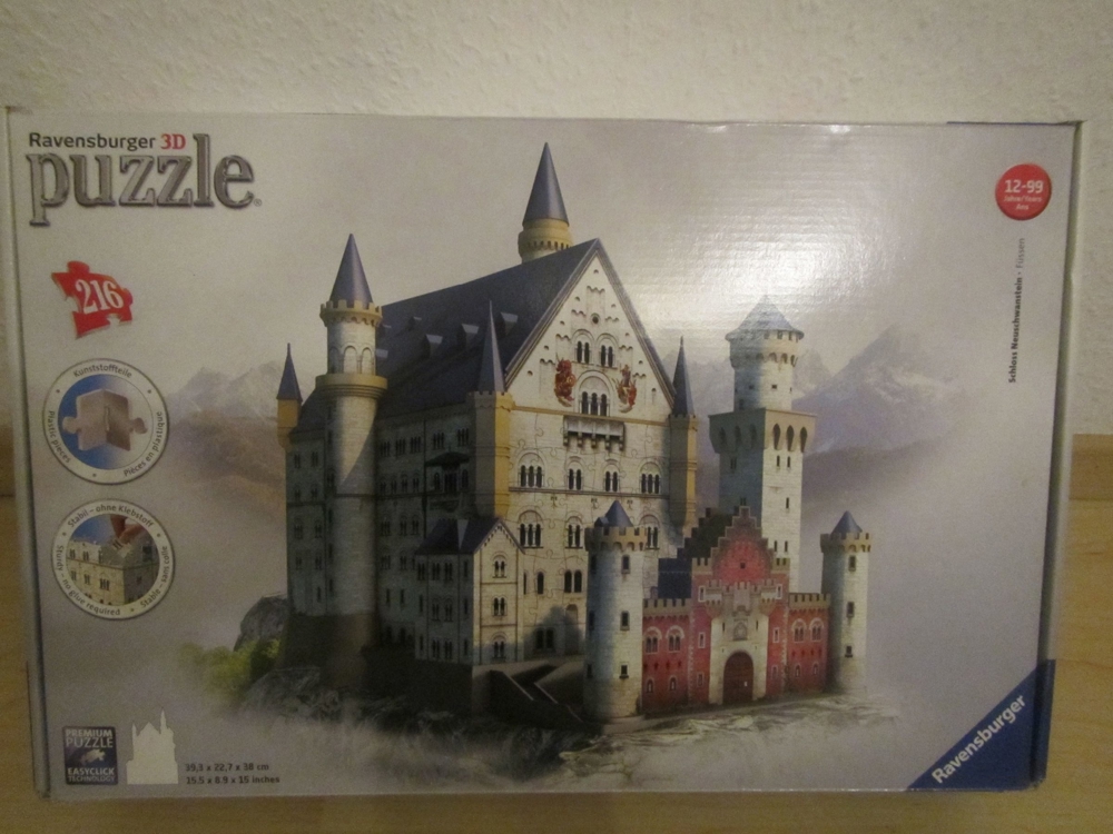 3D Puzzle Schloss Neuschwanstein