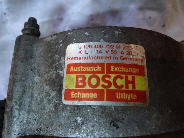 LICHTMASCHINE VW Transporter Bosch 0120400722