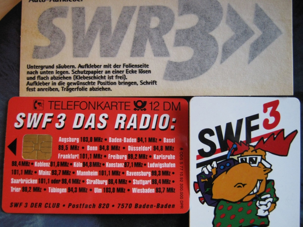 20 SWR-3 Hefte + 1 SWF3 - Original noch nie benutzte TELEFONKARTE