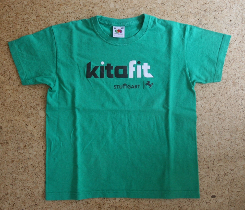 Shirt Sportshirt Kitafit Stuttgart Gr. 116