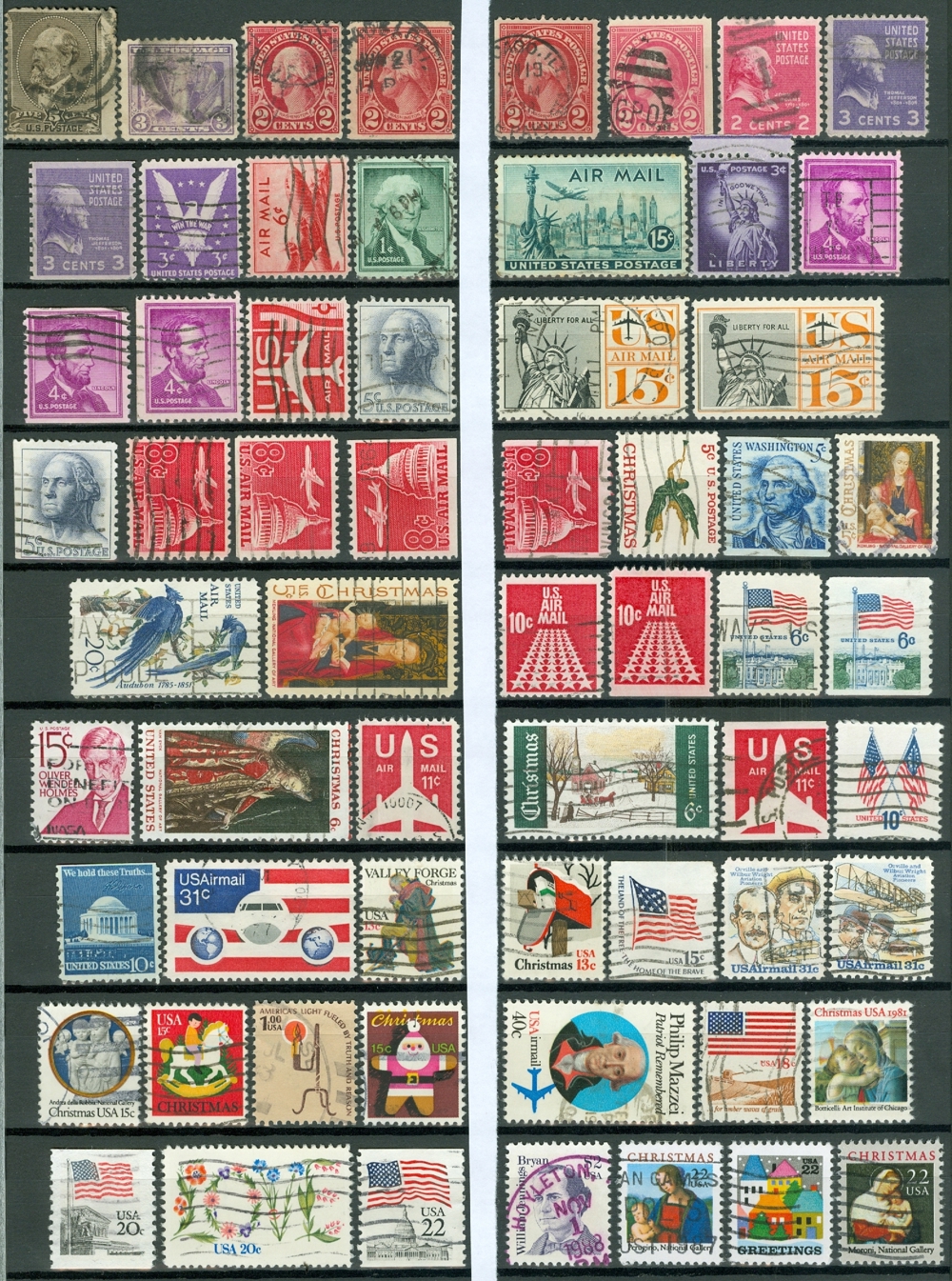 USA gestempeltes Lot aus Nr. 51-1959 wie auf dem Bild zu sehen.