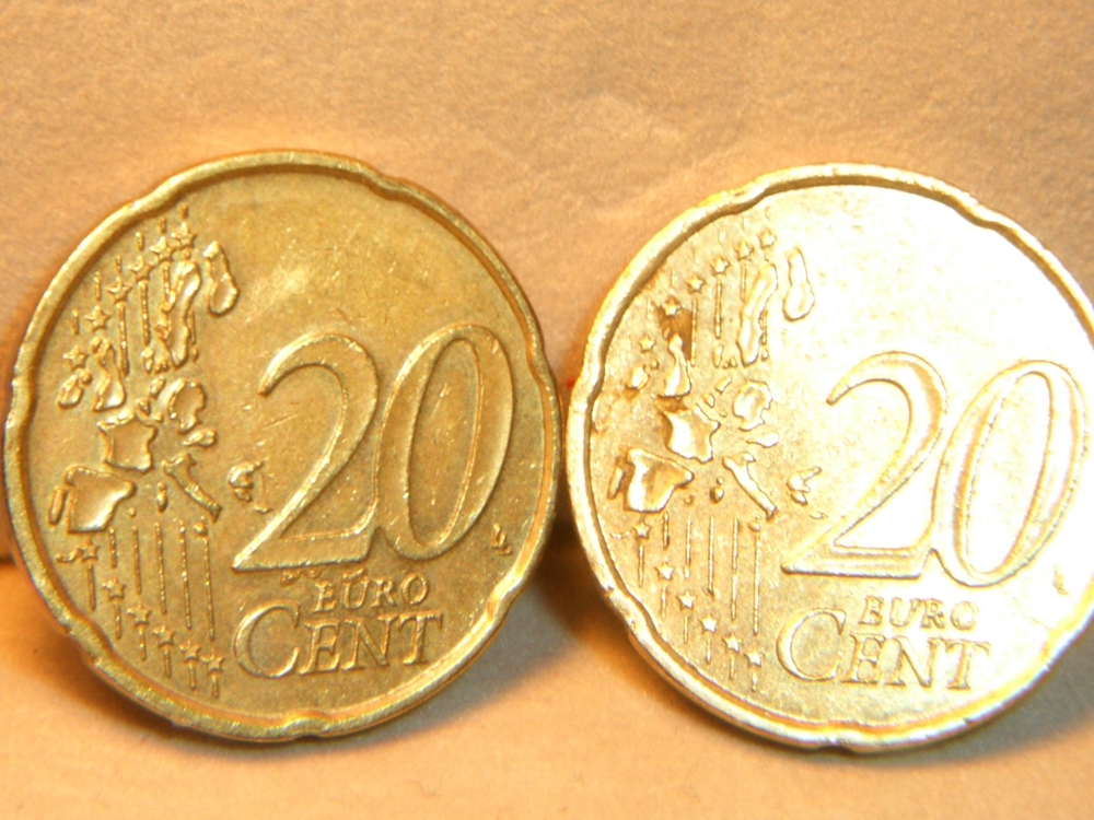 20 Cent Euro Münze / FEHLPRÄGUNG !!