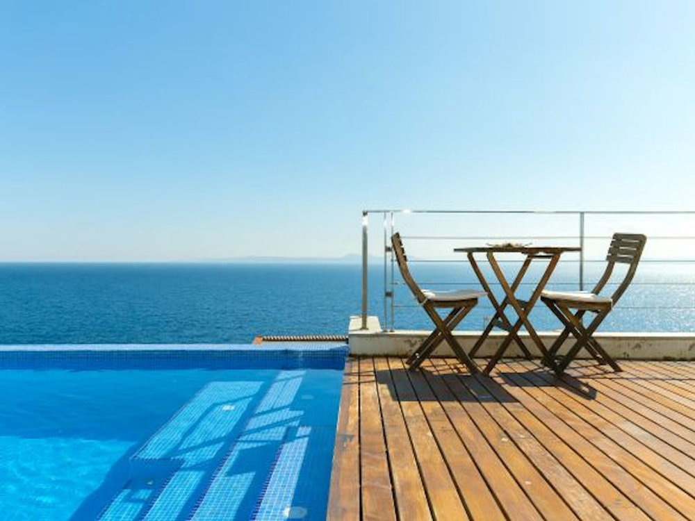 TOP Spanien Ferienhaus Costa Brava in Rosas privater Pool und Meerblick mieten